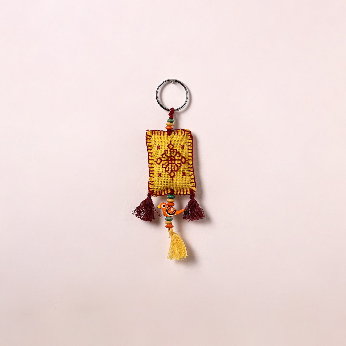 Tribal Hand Embroidered Keychain for Key & Bag 10