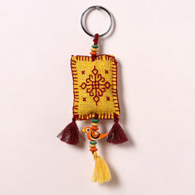 Tribal Hand Embroidered Keychain for Key & Bag 10