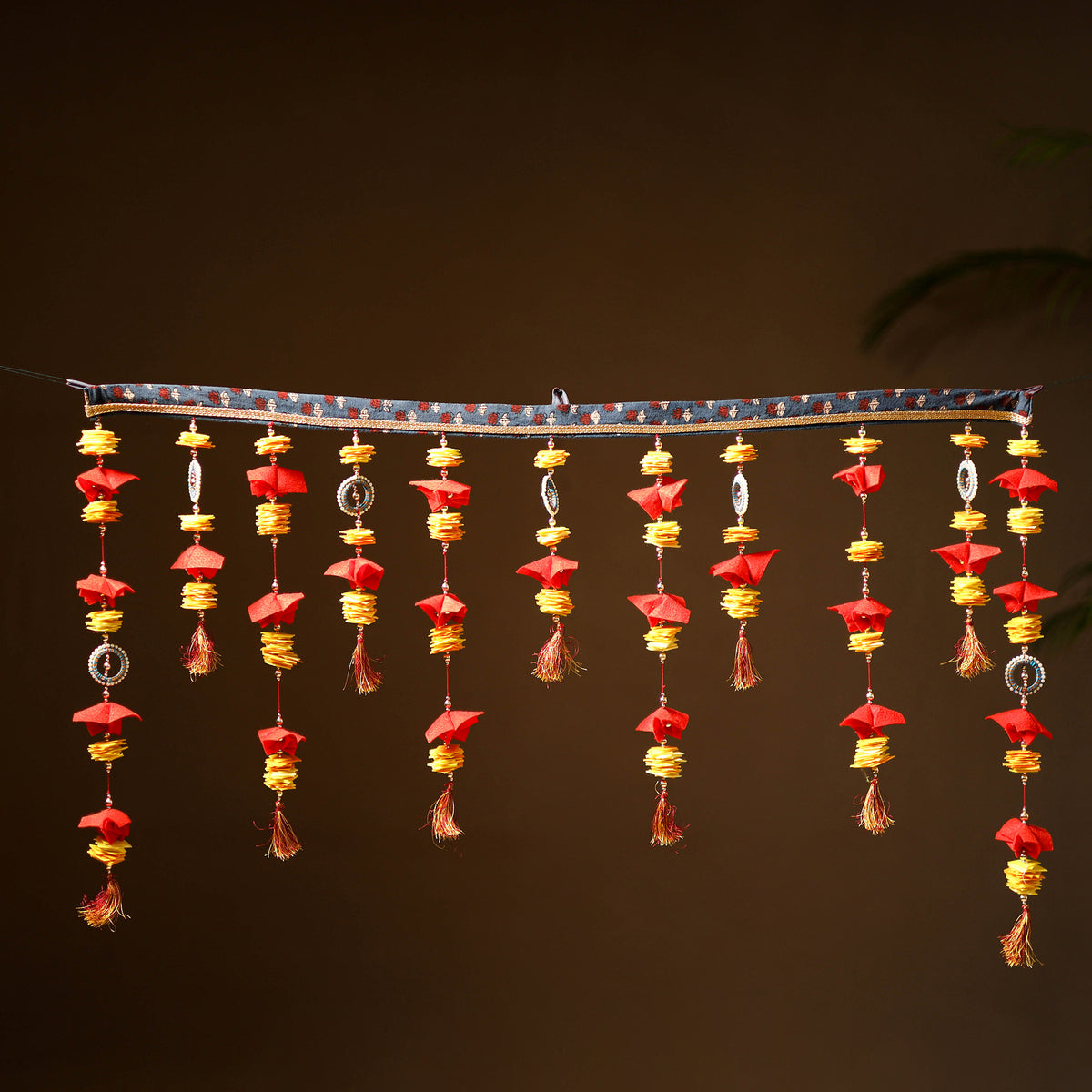 Handmade Beadwork Felt Bandhanwar Toran for Home Decor 24