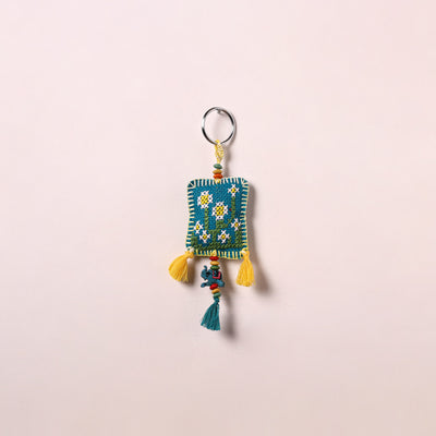 Tribal Hand Embroidered Keychain for Key & Bag 03