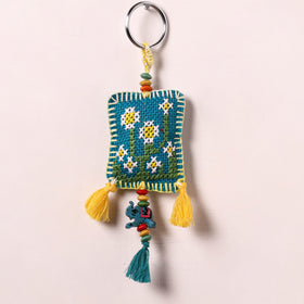 Tribal Hand Embroidered Keychain for Key & Bag 03