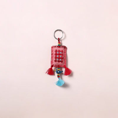 Tribal Hand Embroidered Keychain for Key & Bag 04