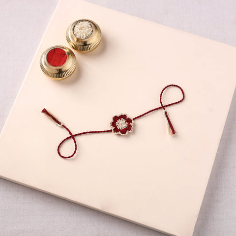 Flower - Handmade Eco-Friendly Plantable Seed Rakhi 06