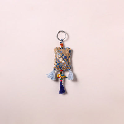 Tribal Hand Embroidered Keychain for Key & Bag 06