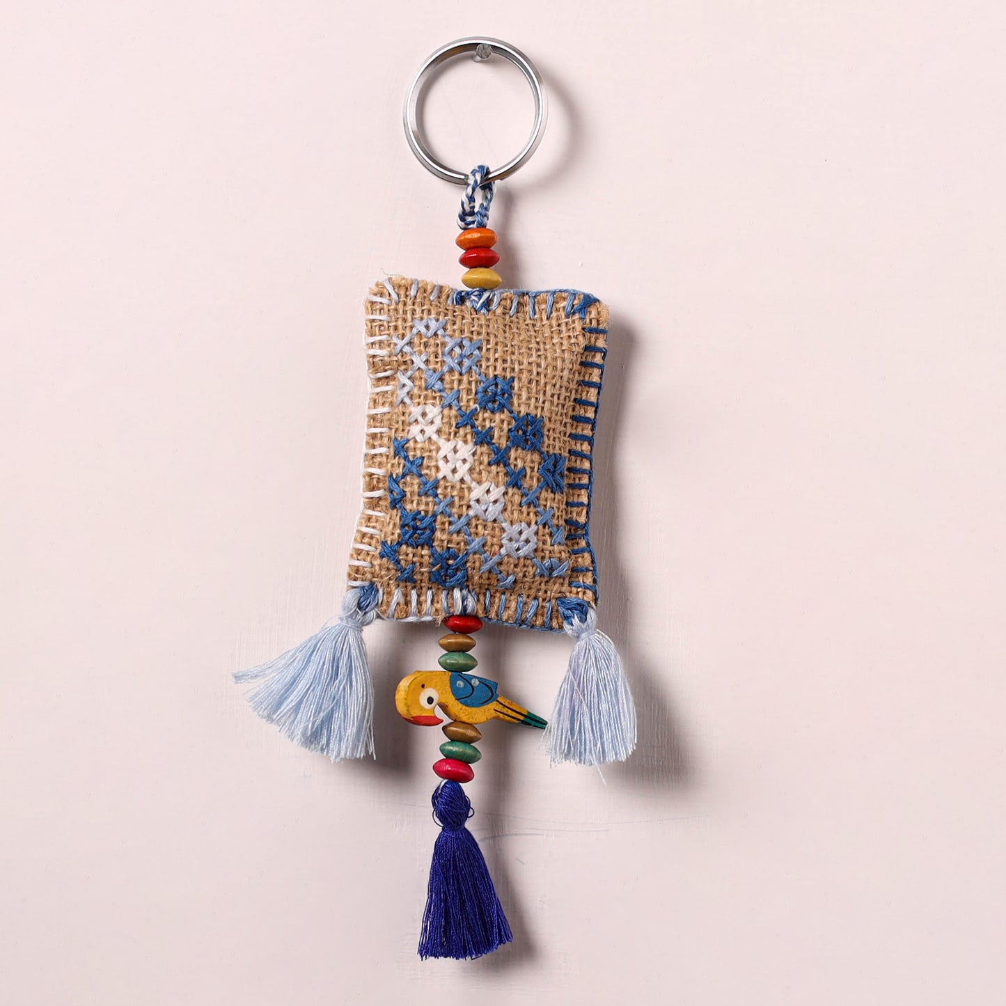 Tribal Hand Embroidered Keychain for Key & Bag 06