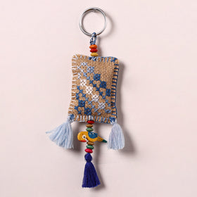 Tribal Hand Embroidered Keychain for Key & Bag 06
