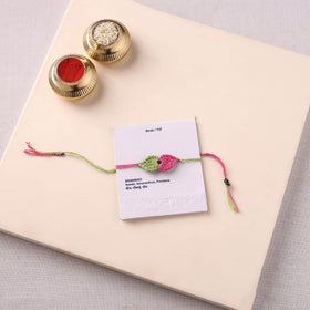 Leaf - Handmade Eco-Friendly Plantable Seed Rakhi 08