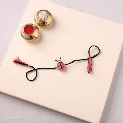 Beetle - Handmade Eco-Friendly Plantable Seed Rakhi 09