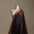 Brown - Kanchipuram Cotton Fabric with Zari Border 03