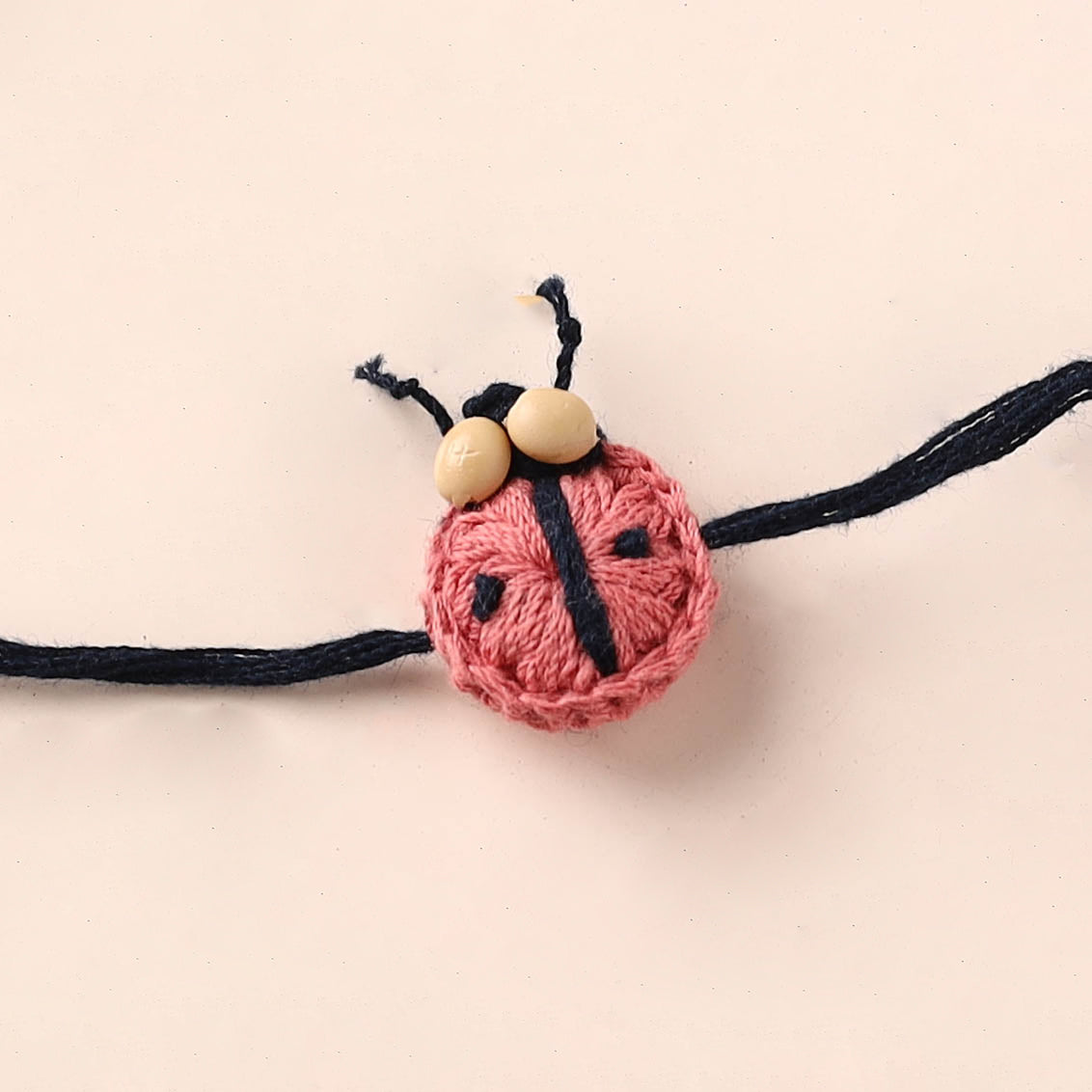 Beetle - Handmade Eco-Friendly Plantable Seed Rakhi 09