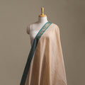 Beige - Kanchipuram Cotton Fabric with Zari Border 04