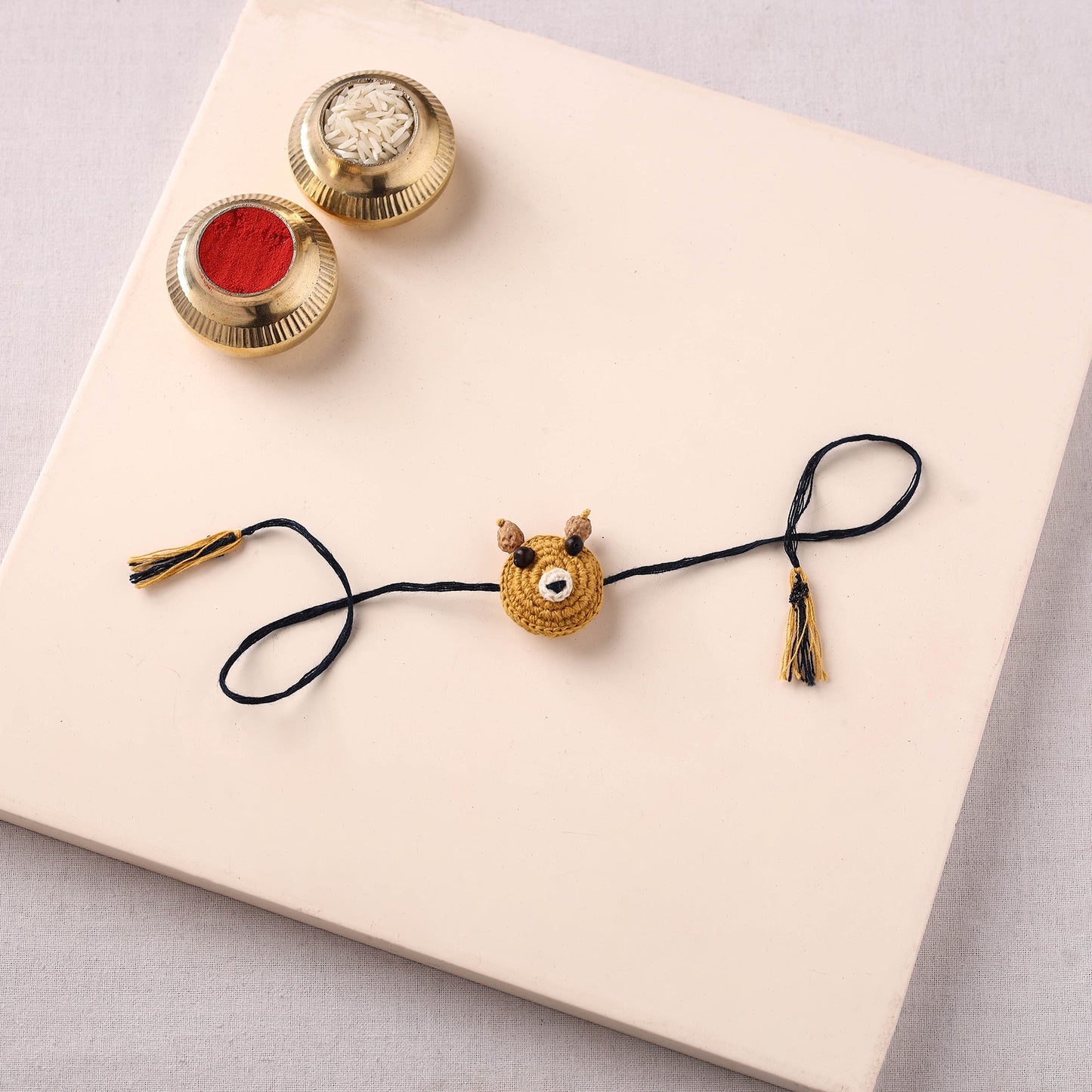 Dog Face - Handmade Eco-Friendly Plantable Seed Rakhi 10