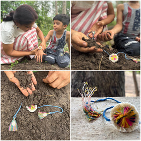Beetle - Handmade Eco-Friendly Plantable Seed Rakhi 09
