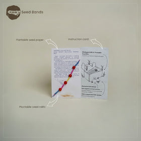 Dog Face - Handmade Eco-Friendly Plantable Seed Rakhi 10