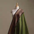 Green - Kanchipuram Cotton Fabric with Zari Border 06