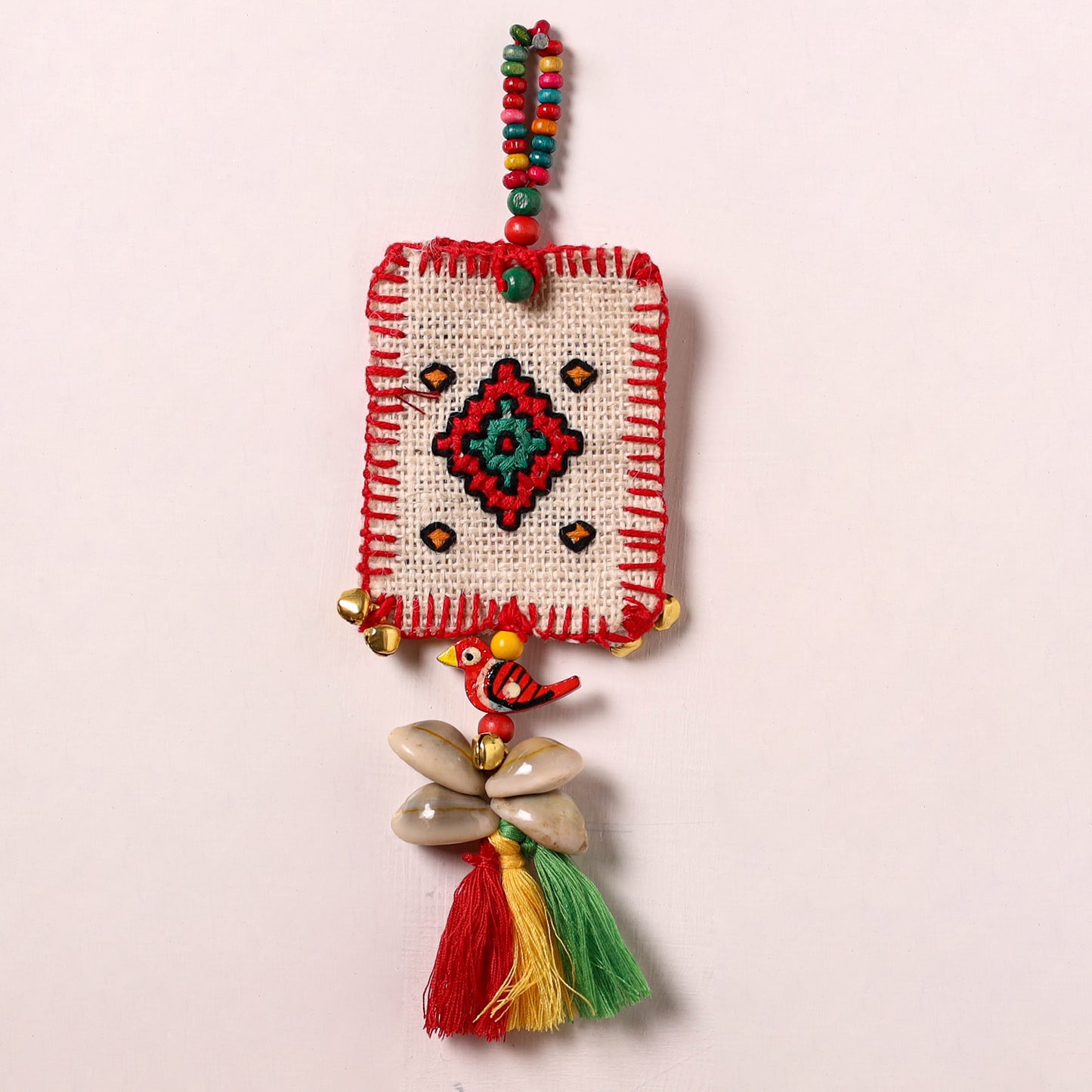 Tribal Hand Embroidered Car Hanging 13