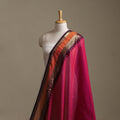 Pink - Kanchipuram Cotton Fabric with Zari Border 14