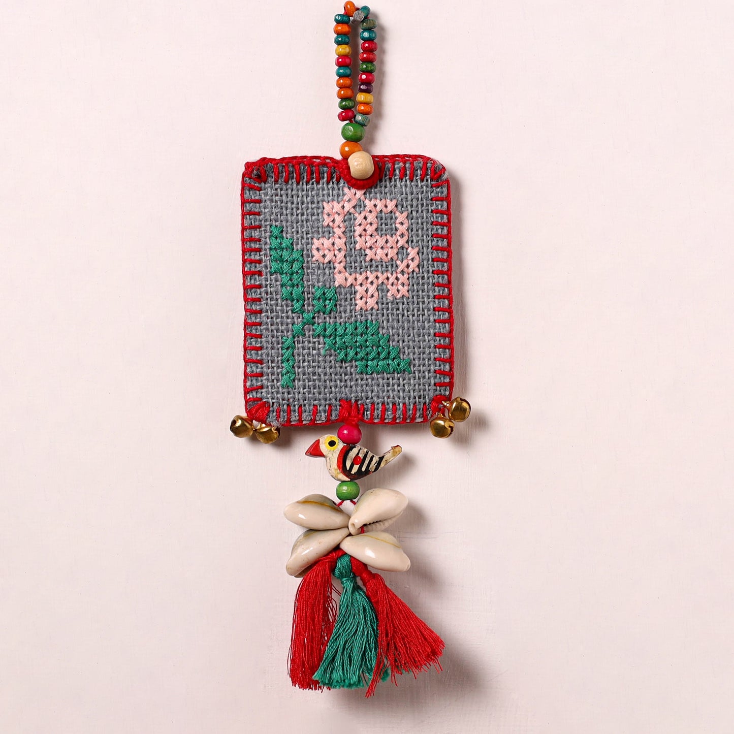 Tribal Hand Embroidered Car Hanging 16