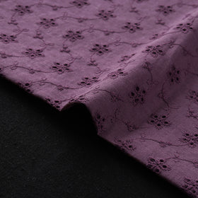 Floral Embroidered Cotton Hakoba Fabric 01