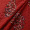 Red - kutch hand block ajrakh print natural dyed cotton