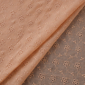 Floral Embroidered Cotton Hakoba Fabric 03