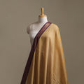 Beige - Kanchipuram Cotton Fabric with Zari Border 21