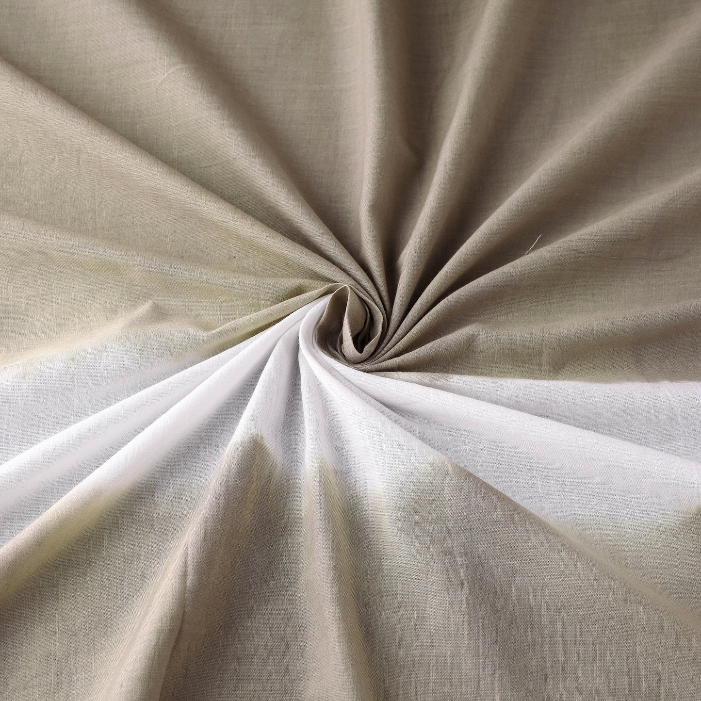 Beige - Shibori Tie-Dye Pure Cotton Fabric
