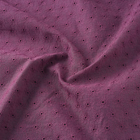 Floral Embroidered Cotton Hakoba Fabric 05