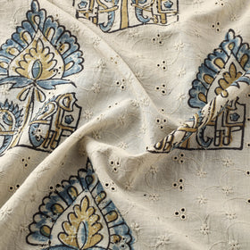 Kutch Hand Block Ajrakh Print Natural Dyed Cotton Hakoba Fabric 06