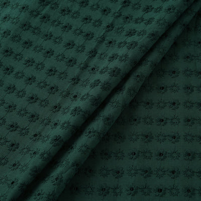 Floral Embroidered Cotton Hakoba Fabric 06