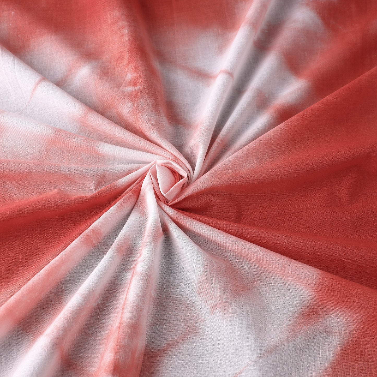 Red - Shibori Tie-Dye Precut Cotton Fabric (2.5 meter)