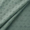 Floral Embroidered Cotton Hakoba Fabric 07