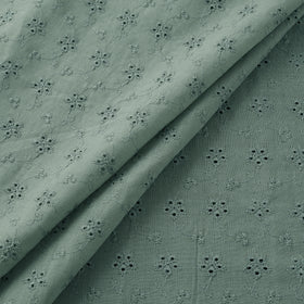 Floral Embroidered Cotton Hakoba Fabric 07