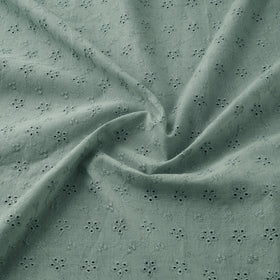 Floral Embroidered Cotton Hakoba Fabric 07