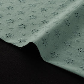Floral Embroidered Cotton Hakoba Fabric 07