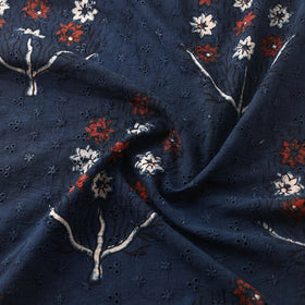 Kutch Hand Block Ajrakh Print Natural Dyed Cotton Hakoba Fabric 08