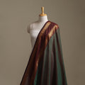 Green - Kanchipuram Cotton Fabric with Zari Border 32