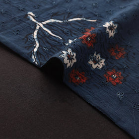 Kutch Hand Block Ajrakh Print Natural Dyed Cotton Hakoba Fabric 08
