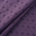 Floral Embroidered Cotton Hakoba Fabric 09