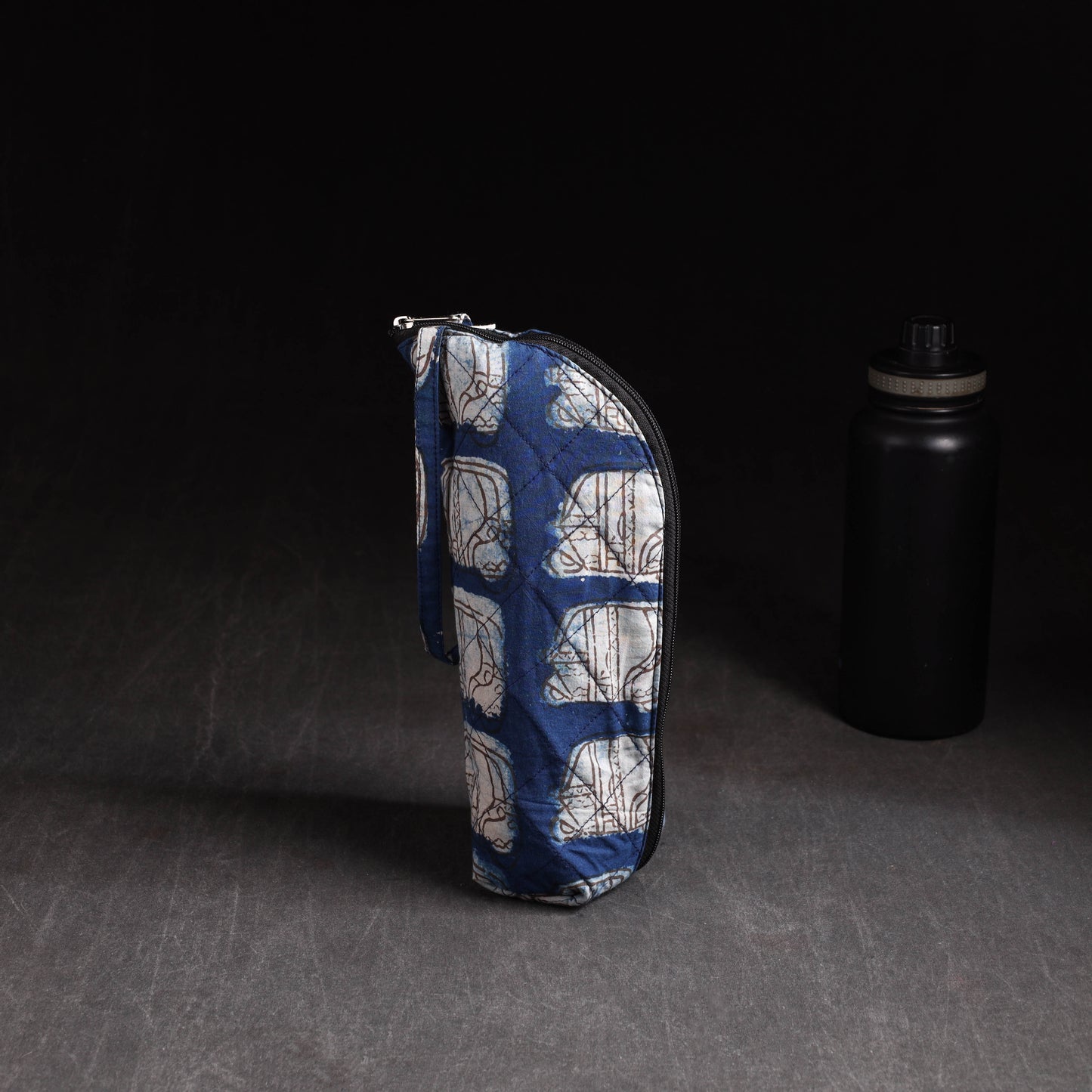 Handmade 1L Water Bottle Cover with Zipper 05