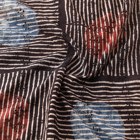 Kutch Hand Block Ajrakh Print Natural Dyed Cotton Hakoba Fabric 11
