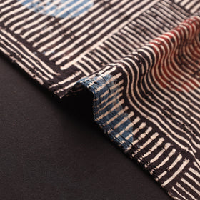 Kutch Hand Block Ajrakh Print Natural Dyed Cotton Hakoba Fabric 11