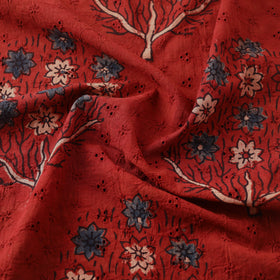 Kutch Hand Block Ajrakh Print Natural Dyed Cotton Hakoba Fabric 10