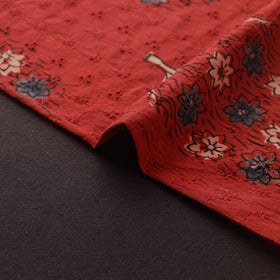 Kutch Hand Block Ajrakh Print Natural Dyed Cotton Hakoba Fabric 10