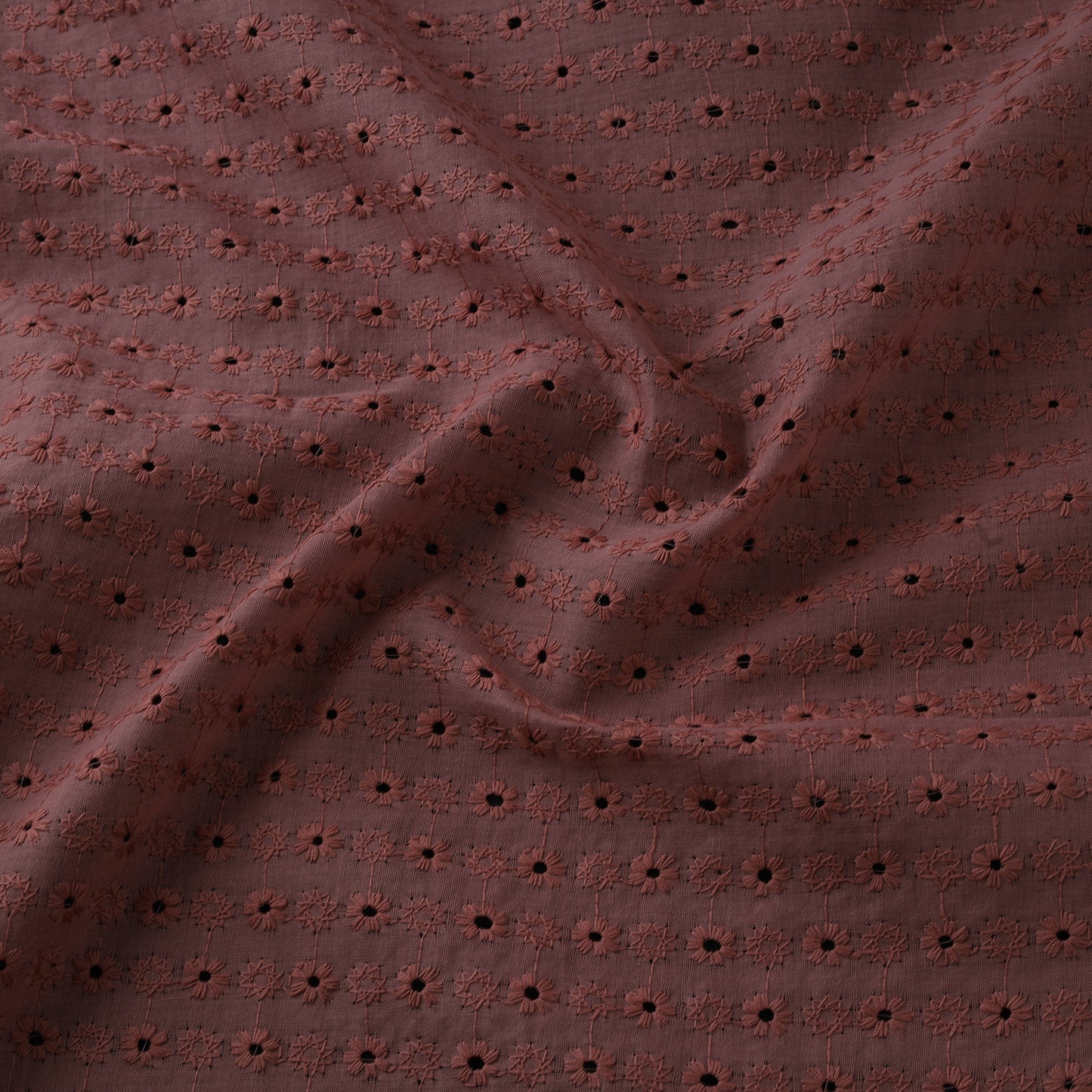 Floral Embroidered Cotton Hakoba Fabric 15