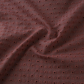 Floral Embroidered Cotton Hakoba Fabric 15