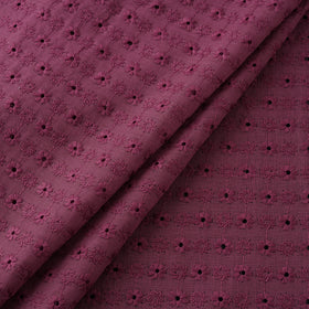 Floral Embroidered Cotton Hakoba Fabric 16