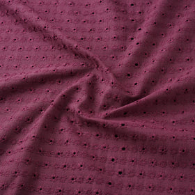 Floral Embroidered Cotton Hakoba Fabric 16