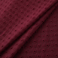 Floral Embroidered Cotton Hakoba Fabric 17