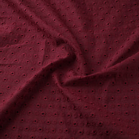 Floral Embroidered Cotton Hakoba Fabric 17